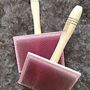 Материалы для творчества handmade. Livemaster - original item Hand-held cards,combing brushes. Handmade.