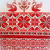 Русский стиль handmade. Livemaster - original item Siverskiy towel. Handmade.