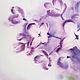Painting lilac branch on a white background watercolor in the bedroom a bouquet of flowers. Pictures. Olga Ermakova art. My Livemaster. Фото №5