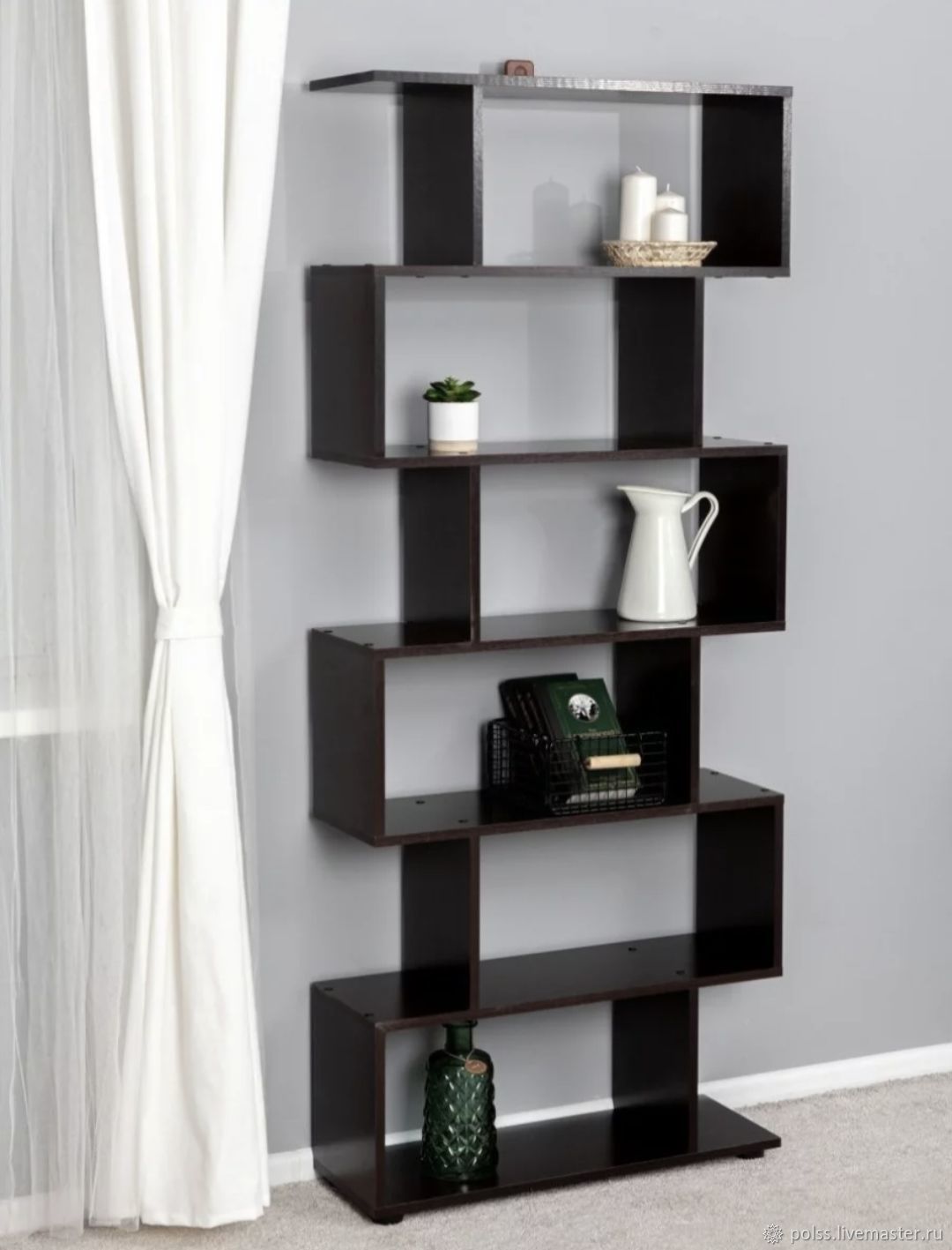 Стеллаж ассиметричный в интернет-магазине Ярмарка Мастеров по цене 3350 ...