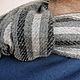 Мужской теплый шарф из кашемира. Шарфы. SaraswatyShop Шали Пледы Палантины. Интернет-магазин Ярмарка Мастеров.  Фото №2