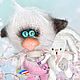 Интерьерная игрушка котик. Амигуруми куклы и игрушки. Евгения (defo4ka). Ярмарка Мастеров.  Фото №12
