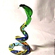 Glass figurine Cobra snake. Figurines. In Glass. Online shopping on My Livemaster.  Фото №2