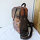 Order Custom-made leather backpack with engraving for Yuri. Innela- авторские кожаные сумки на заказ.. Livemaster. . Backpacks Фото №3
