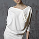 Dress Lotus white knitted warm Angora exclusive. Dresses. Voielle. My Livemaster. Фото №4