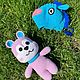 Обновленная версия Mang из BT21 + маска. Мягкие игрушки. Chudo-iz-klubka. Ярмарка Мастеров.  Фото №4