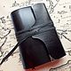 Ring notebook, A5 leather notebook, gift for a man, Notebooks, Dubna,  Фото №1