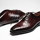 Order Classic crocodile leather oxfords, brown. SHOES&BAGS. Livemaster. . Oxfords Фото №3