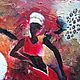  ' African dancing by the campfire' acrylic painting. Pictures. flamemilady. Online shopping on My Livemaster.  Фото №2