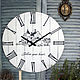 Wall clock ' White. With lock' 55 cm, Watch, Kazan,  Фото №1