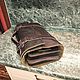 Скрутка чехол для инструментов, крейзи-хорс олива. Чехол. MaSoni  leather Елена. Интернет-магазин Ярмарка Мастеров.  Фото №2