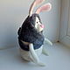 Order felt toy: Hare. lilu. Livemaster. . Felted Toy Фото №3