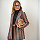 Oxford plaid suit viscose jacket, brown jacket, Suit Jackets, Novosibirsk,  Фото №1