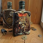 Cognac in the style of steampunk (steampunk)