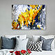 Yellow Autumn painting. Abstract painting to order, Pictures, Astrakhan,  Фото №1