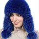 Women's fur ushanka Fox. Caps. hereditary Skinner. Online shopping on My Livemaster.  Фото №2