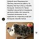Мастер- класс по созданию игрушки Ежика с лапками на каркассе. Войлочная игрушка. Мария Максимова. Ярмарка Мастеров.  Фото №6