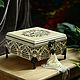 Шкатулка с инициалами «Молочный шоколад». Шкатулки. Шкатулки (HandMadeJoli) (HandMadeJoli). Ярмарка Мастеров.  Фото №6