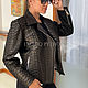 Dragon Python Leather Jacket. Outerwear Jackets. exotiqpython. My Livemaster. Фото №6