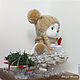 Snegovichok interior toy. A gift for the New year. Stuffed Toys. julwool. Online shopping on My Livemaster.  Фото №2