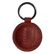 Сумки и аксессуары handmade. Livemaster - original item Crazy horse Genuine leather keychain. Handmade.