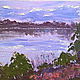 Oil landscape, Landscape with river. Pictures. Art Interiors (Art-Interiors). Online shopping on My Livemaster.  Фото №2