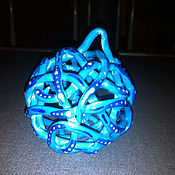 Сувениры и подарки handmade. Livemaster - original item Bell - Christmas ball Blue. Handmade.