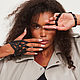 Плетёнка на руку, аксессуар из кожи. Перчатки. LA1007 - изделия из натуральной кожи. Интернет-магазин Ярмарка Мастеров.  Фото №2
