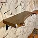 A set of shelves made of slabs of elm (project g. Ivanovo). Shelves. Custom furniture making U.LOFT. Online shopping on My Livemaster.  Фото №2