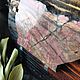 Panel de madera con Spil Rodonita ('orlets' ). Panels. Ural Jeweler (artelVogul). Интернет-магазин Ярмарка Мастеров.  Фото №2