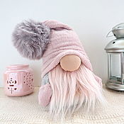 Куклы и игрушки handmade. Livemaster - original item Soft toys: Gnome Scandi with pompom decor, buy a gift. Handmade.