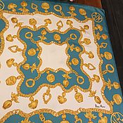 Винтаж handmade. Livemaster - original item Handkerchief Nina Ricci, silk, Italy. Handmade.