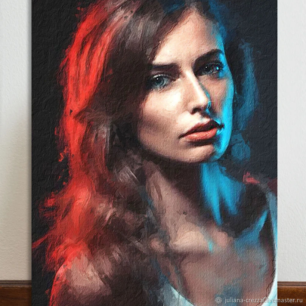 Портрет маслом на холсте по фотографии Портреты на заказ по фото в ...