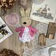 Кукла с одеждой, зайка, игрушка с гардеробом, зая, зайчик, подарок. Мягкие игрушки. Юлевна Королевна (yulevna-toys). Ярмарка Мастеров.  Фото №5