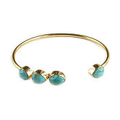 Украшения handmade. Livemaster - original item Turquoise bracelet, bracelet with stones, gift turquoise bracelet. Handmade.