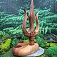 Подсвечники алтарные с аметистом. Деревья соно/тик/вару. Подсвечники. Shamanic-staff. Ярмарка Мастеров.  Фото №14