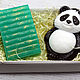 Panda Bear soap set. Soap. Soap-making workshop. Online shopping on My Livemaster.  Фото №2