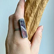 Кольцо с цитрином,кольцо ручной работы с натуральным raw камнем цитрин
