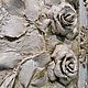 Панно "Розы в камне". Элементы интерьера. Татьяна (flowermural). Ярмарка Мастеров.  Фото №6
