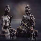 Фен-шуй и эзотерика handmade. Livemaster - original item Figurine Feng Shui: Kubera Buddha and Ksitigarbha Bodhisattva. Handmade.
