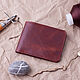 Wallet genuine leather. Eternal ' Bordeaux, Wallets, Penza,  Фото №1