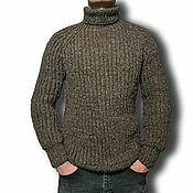 Мужская одежда handmade. Livemaster - original item Sweater 100% wool. Handmade.