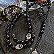 Мужские Бусы «Оберег Души» из натуральных камней с кулоном Хамса. Бусы. 'Gentle Flover”. Интернет-магазин Ярмарка Мастеров.  Фото №2
