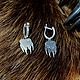 Earrings seal Veles (paw wolf). Earrings. h-a-n--t-e-r. My Livemaster. Фото №6