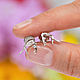 Серьги-пусеты в виде гимнастки "Мостик". Серьги-пусеты. Sabira Jewelry. Интернет-магазин Ярмарка Мастеров.  Фото №2
