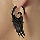 Order  from the horn of a Buffalo Wing 2. Garuda. Livemaster. . Single earring Фото №3