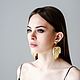 Earrings ' GOLD charm'. Earrings. waiting for a miracle (Martynova). Online shopping on My Livemaster.  Фото №2