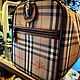 Заказать Винтаж: Винтажная сумка Burberry's Nova Check Canvas. Chic bags. Ярмарка Мастеров. . Сумки винтажные Фото №3