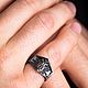 Кольцо Атланты, серебро 925 с чернением. Кольца. Organic Jewelry. Серебро и золото. Ярмарка Мастеров.  Фото №6