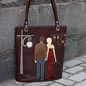 Женская кожаная сумка "Багира. Вариант 3"